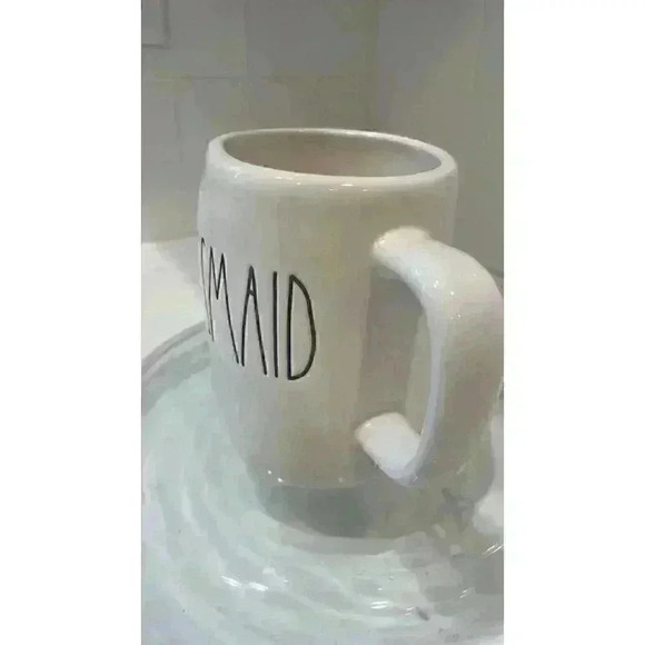 Rae Dunn “BRIDESMAID” Artisan Collection By Magenta Mug, White - Picture 5 of 10